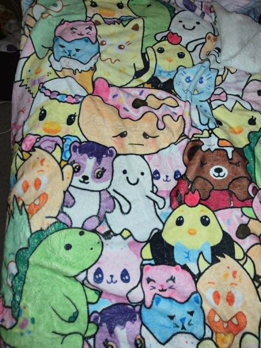 Moriah Elizabeth Cartoon Super Soft Throw Blanket